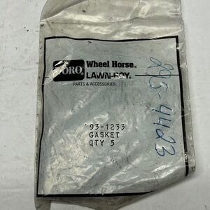 Toro Wheel Horse Lawn-Boy Gasket 93-1233 Qty 5 OEM Parts New